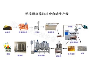 中小型榨油廠——不銹鋼榨油設備生產線
